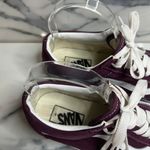 Vans  | EUC Burgundy Low Top Suede Leather Sneakers Men Sz 7 Women Sz 8.5 Photo 1