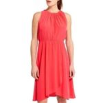 Athleta Dress Womens XS Bright Coral Martinque Sundress Party Travel Commute Photo 6