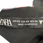 ZARA  Floral print ruched puff sleeves mini dress sweetheart neck ditsy Size XS Photo 5