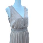 Baltic Born Sleeveless Sparkle Maxi Dress Helen Champagne Gold Romantic Size Med Photo 6