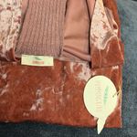 Hummingbird Crushed Velvet Long Sleeve Hooded Top Pink Small NWT Photo 7