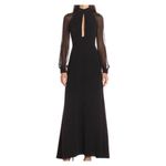 Jill Stuart Jill Cut Out Front A-Line Maxi Dress 2 Black Photo 6