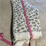 Plush Gray and Cream Sweater Photo 2