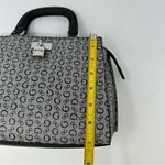 Guess Meera Mini PVC Signature Print Top Handle Bag Black Photo 8