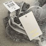 Stunning David and White Pattern Fringe Wrap Kimono Photo 5