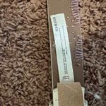 Free People  Women's Laser Cut Floral Leather Embroidered Belt Ivory One Size Photo 2