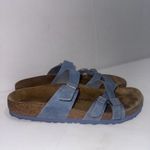 Birkenstock  Oiled Leather FRANCA Dusty Blue Gorpcore Slip On Sandals Women’s 10 Photo 4