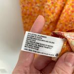 Wild Fable Sleeveless Woven Bodycon Dress Orange Red Floral Mini Y2K 90s ALTERED Photo 13