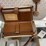 Michael Kors Vanilla Double Zip Wristlet Wallet Phone Purse Photo 4