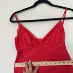 House Of CB  XS D-DD  'Salma' Red Rose Satin Slip‎ Dress NWOT Photo 9