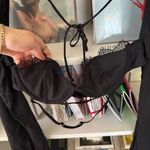 White Fox Boutique WHITE FOX Level Up Long Sleeve Crop Black Photo 4