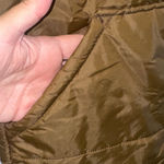 Vintage 1960s to 1970s Unbranded Brown Quilted Puffer Vest Men's Small to Med Photo 2