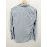 Gap Shirt Women S TALL Blue Boyfriend Fit Long Sleeve Collared Button Down Photo 1