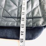 Lafayette 148 navy quilted leather vest size Small Photo 3
