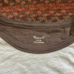 Madewell  BROWN TAN Colorblock Long Sleeve Shirt Photo 1