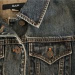 Gap  Medium Dark Blue Wash Denim Jean Jacket Women’s M Photo 3