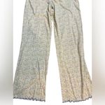 Life is Good Pajama Pants Women’s Size M Green Floral Print Lounge Pants Photo 5