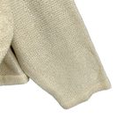 Talbots Cardigan Sweater Cream Open Front Sequin Detail Long Sleeve XL New Photo 2