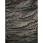 EXPRESS Medium Black Ruched Sheer Mesh Sexy Club Leggings Photo 4