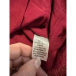 Prómesa Promesa Dress Size Large Red Baby Doll Loose Puff Sleeve Short Knee Length Lined Photo 3