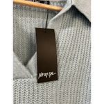 Nasty Gal Collar Plunge Long Sleeve Cropped Sweater NWT Size Small NWT Photo 5