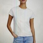 Madewell Slim Shrunken Tee Lightweight Cotton White Size XXS NU848 Photo 1