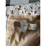 Loft  Petite White Lace Dress Size 2P Photo 2