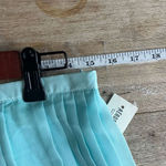 Aeropostale NWT  Light Turquoise blue Pleated Mini Skirt‎ Medium chiffon Photo 2