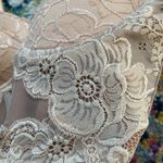 Y2K Charlotte Russe Lace Corset Bustier Light Blush Pink Size Small Photo 2