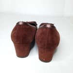 Salvatore Ferragamo  brown suede shoes size 9.5 Photo 9