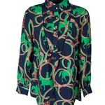 Sail To Sable silk equestrian blouse Photo 0