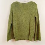 J.Crew  Flared Sleeve Swing Sweater In Army Green Photo 7