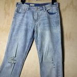 Pilcro  By Anthropologie Slim Boyfriend Jeans Distressed Light Wash Size 28 Photo 1