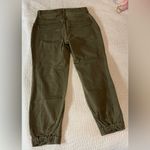 EXPRESS NWT Green  Straight Cropped Jeans Photo 1