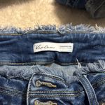 Maurice's  Medium Blue Frayed Jean Shorts Photo 1
