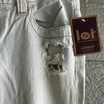 L.E.I . Women's Lowboy Denim Light Blue Jeans 00/04 Distressed New Sz 7 Y2K Photo 4