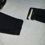 Catherine Malandrino Women's Twist Top High Waist Bottom Black Bikini Swimsuit L Photo 7