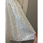Charo Ruiz Ibiza Isabella White Eyelet Off Shoulder Maxi Dress Size Small Photo 6
