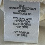 Dress Barn Y2K Lace Romantic Whimsical Cream Floral Embroidered Blouse Sz M Top Photo 5