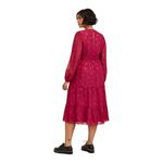 Torrid  womens T size 00 medium large 10 red stars midi chiffon dress cute casual Photo 3