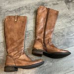 Steve Madden Arries Cognac Leather Riding Boot Size 7.5 Photo 0