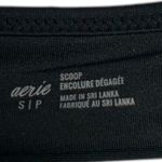 Aerie NWT ‎ American Eagle Black Wrap Around Scoop Bikini Top Size Small Photo 5