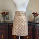 Prada Metallic Damask cloque skirt EU 40 size 8 Photo 3