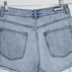 Brandy Melville Melville Cuffed Button-Fly Jean Shorts Size 26  Distressed Shorts Photo 3