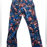 Lululemon Inspire Tight II cropped blue black and orange -like new size 6 Photo 3