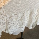 Orange Creek Ivory Waffle Lace Knit Top-Like New Photo 2