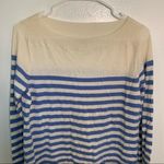 Gap Bella Boatneck Sweater Moore Blue Stripe Photo 2