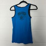 Harley Davidson Motorcycles Womens Blue Lace Trim Tank Top Nebraska Size Small Photo 2