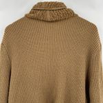 Altar'd State  Fuzzy Teddy Cardigan Sweater Brown Camel Cozy Women’s Size Large‎ Photo 4