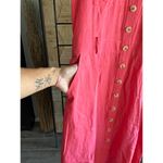 MELLODAY  Womens Linen Shirt Dress Sz Small Bohochic Photo 2